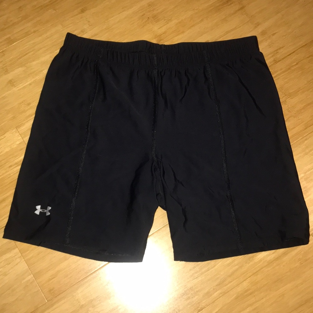 Under Armour High Waisted SPANDEX SHORTS!